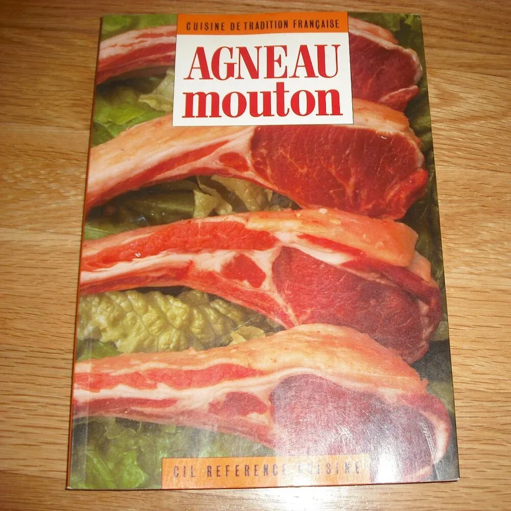 Cuisine de tradition Francaise Agneau Mouton by Elisa Vergne 1987 Vintage